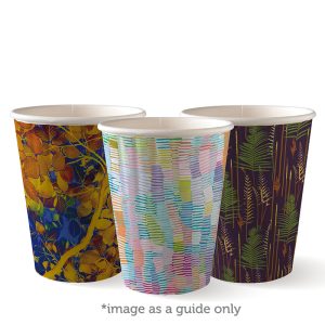 Biopak 12oz DW Cup - Art Series 40pk