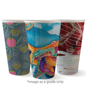 Biopak 16oz DW Cup - Art Series 40pk